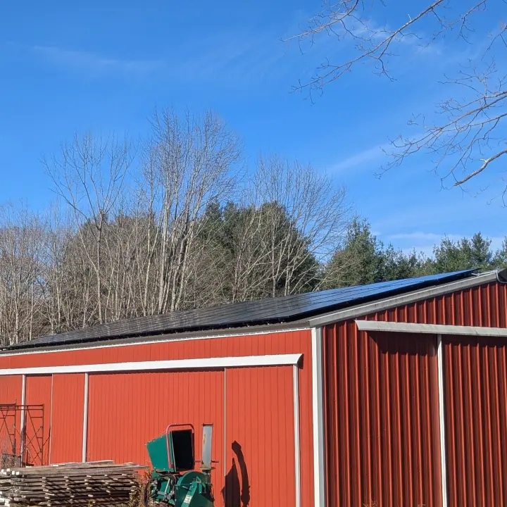 Solar on barn
