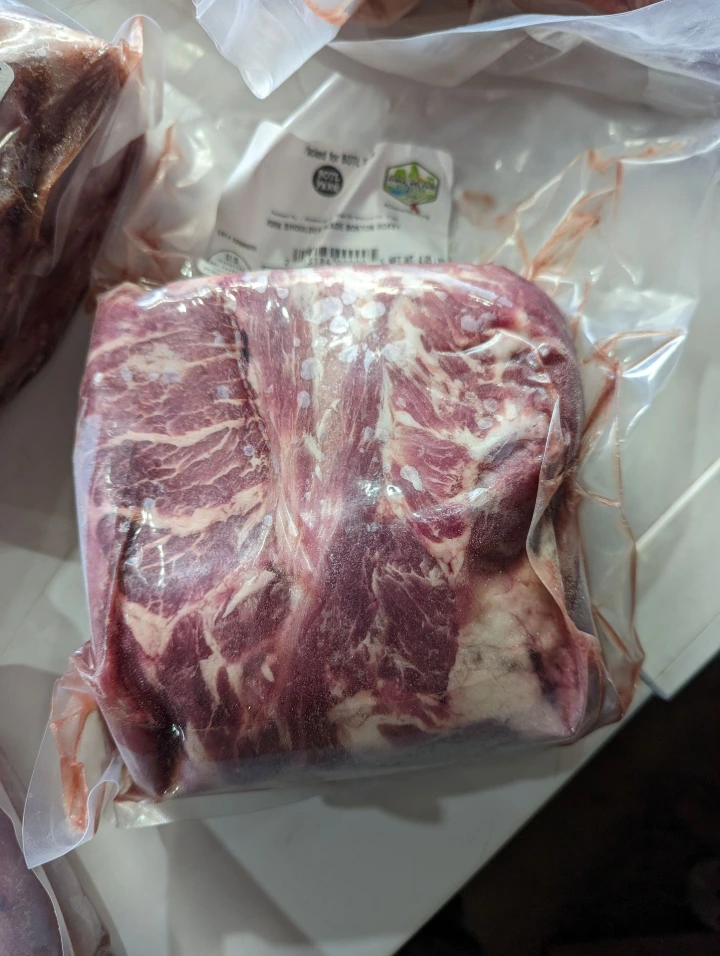 raw packaged pork roast