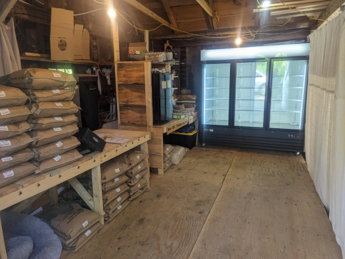 BOTL Farm's on-farm store